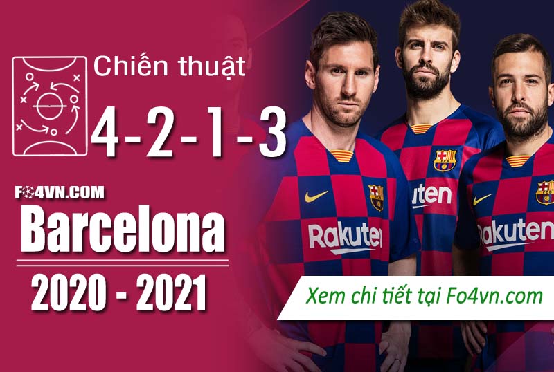 Chiến thuật 4-2-1-3 Barca 2020-2021