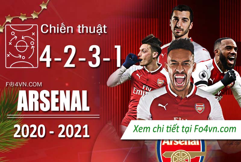 Chiến thuật 4-2-3-1 Arsenal