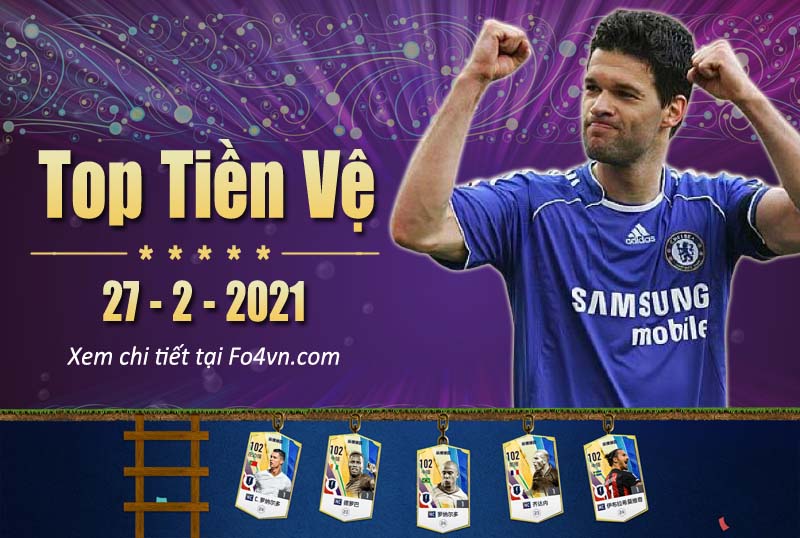 Top tiền vệ trong FIFA Online 4 -27.2.2021