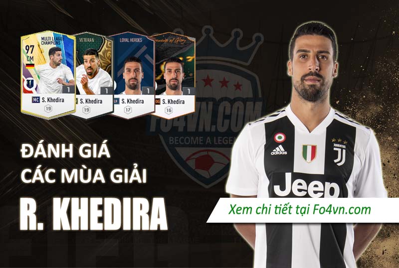 Đánh giá Sami Khedira qua các mùa giải - FIFA Online 4