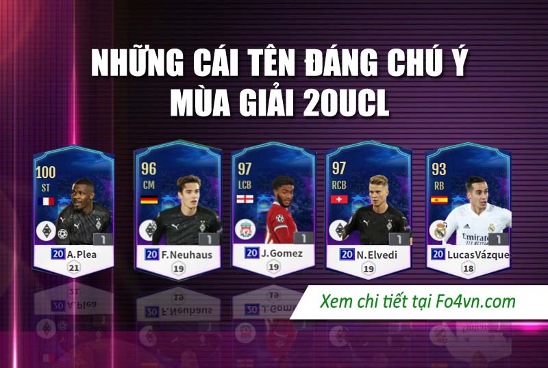 Những cầu thủ 20UCL mà bạn không thể bỏ qua