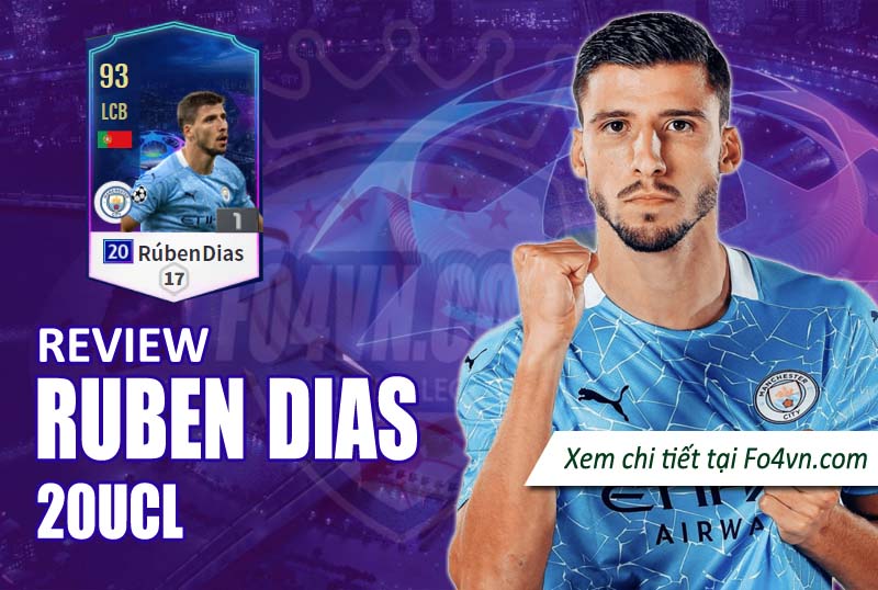 Review Ruben Dias 20UCL