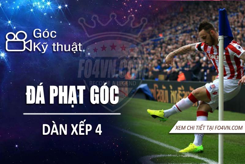 Dàn xếp đá phạt góc hiệu quả - Phần 4