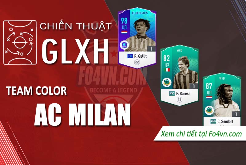 GLXH rank siêu sao với team Ac Milan