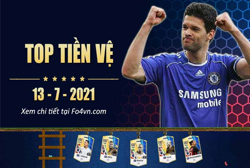 Top tiền vệ trong FIFA Online - 13.7.2021