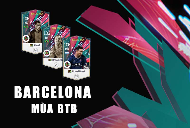 Những cầu thủ mùa BTB của team Barcelona