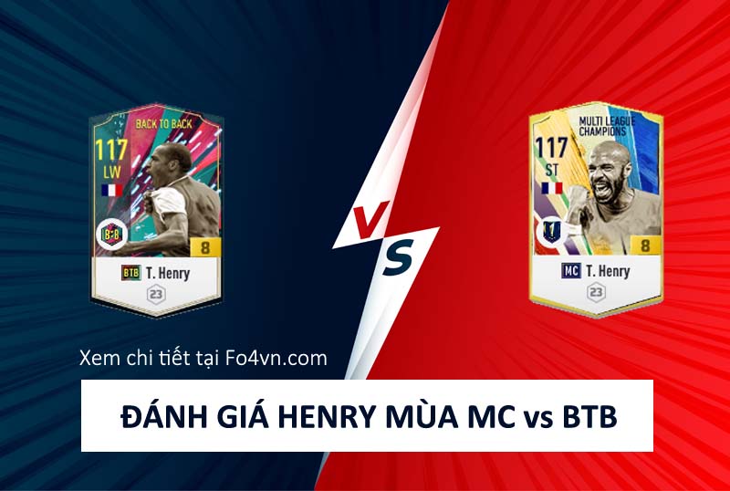 So sánh giữa mùa MC và BTB của Henry