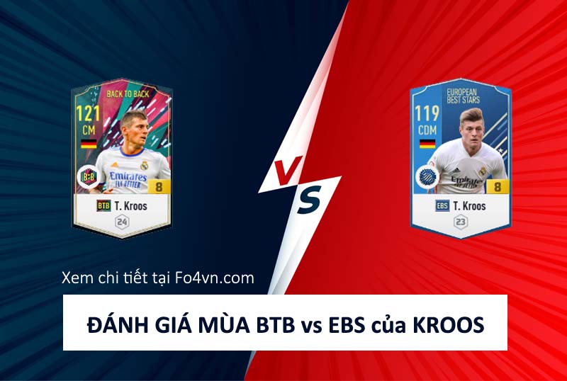 So sánh mùa giải EBS và BTB của Tony Kroos