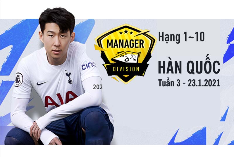 Top 10 GLXH sever Hàn Quốc tuần 3 - 23.1.2022