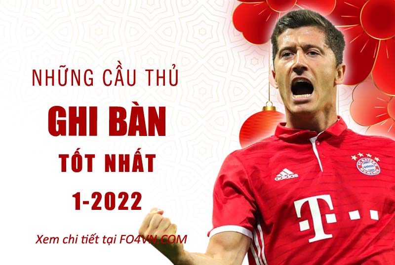 Những chân sút tốt nhất tháng 1.2022