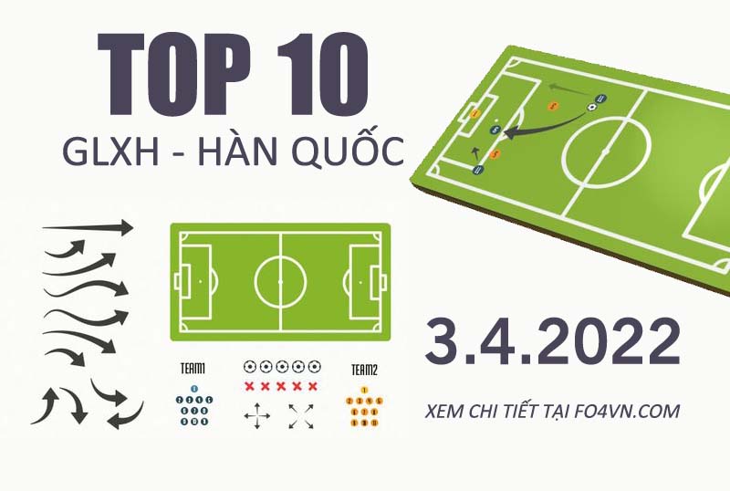 Top 10 rank GLXH Hàn Quốc tuần 13 - 3.4.2022