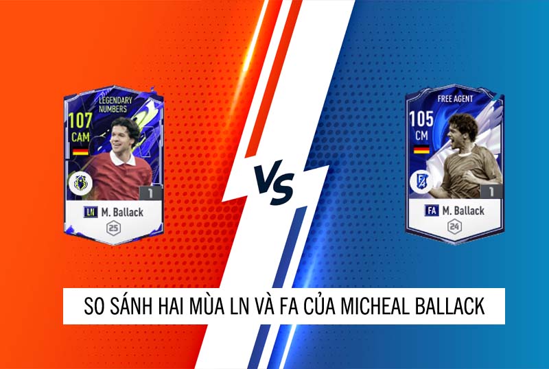 so sánh hai mùa giải FA và LN của Michael Ballack