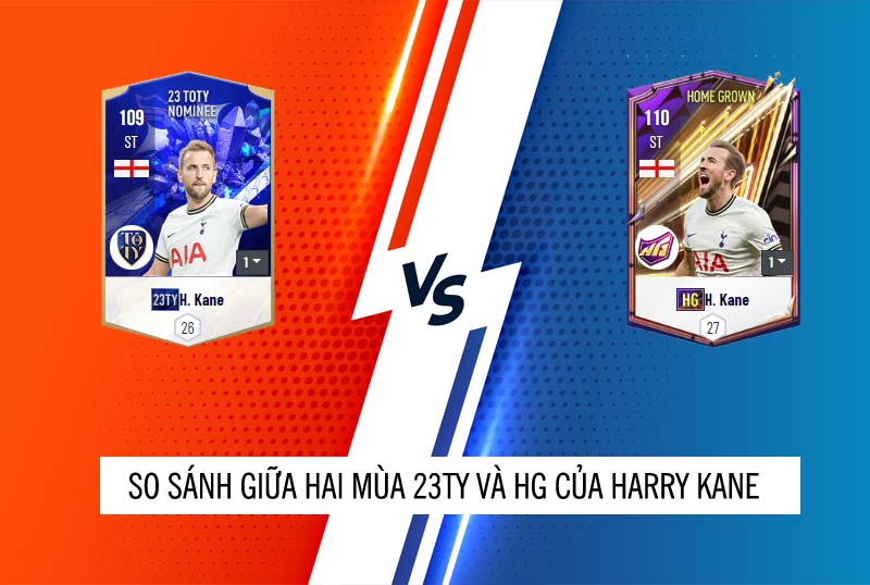 So sánh hai mùa giải 23TY và HG của Harry Kane