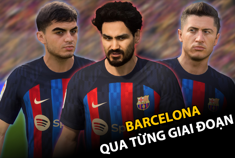 Xây dựng team color : Xây dựng và nâng cấp team color Barcelona qua từng giai đoạn