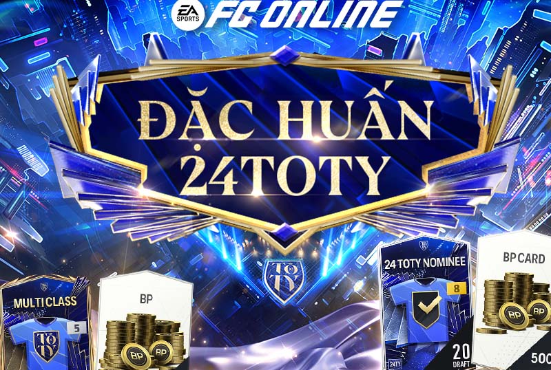 Điều gì đang đến với FC Online khi ra sự kiện nhận 24TOTY+8 chưa từng có trong lịch sử ?