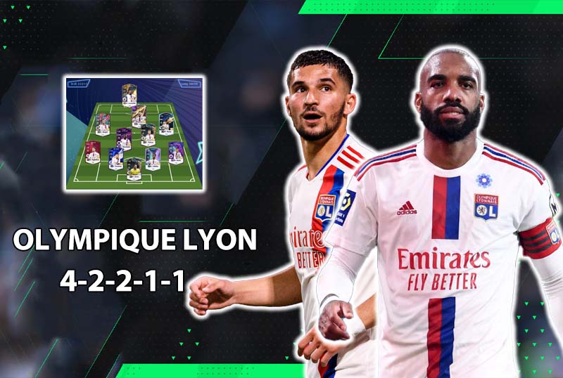 Đội hình chất FC Online : Sơ đồ 42211 với Sư tử sông Rhone - Olympique Lyonnais