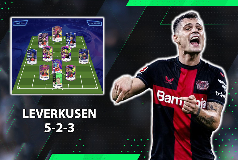 Chiến thuật FC Online : Leo rank với sơ đồ 523 team color Leverkusen