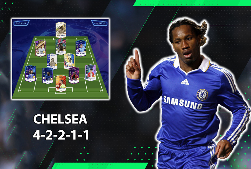 Chiến thuật FC Online : Sơ đồ 42211 với team color Chelsea