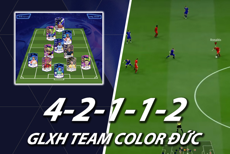 GLXH FC Online : Top server Hàn với team ĐT Đức