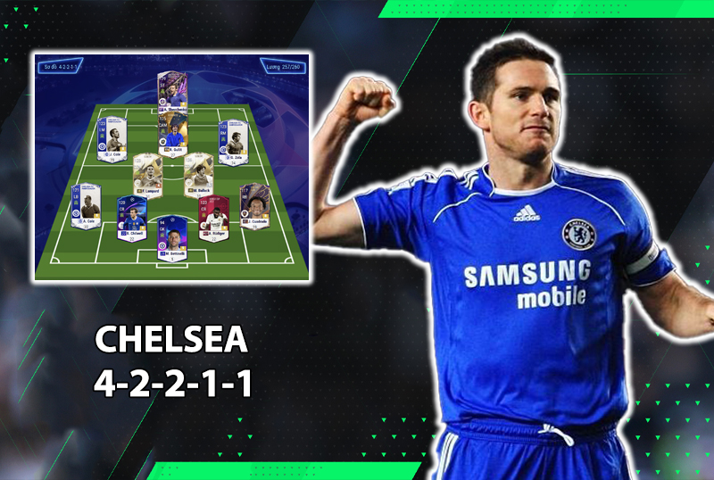 Chiến thuật FC Online : Sơ đồ 42211 với team color Chelsea