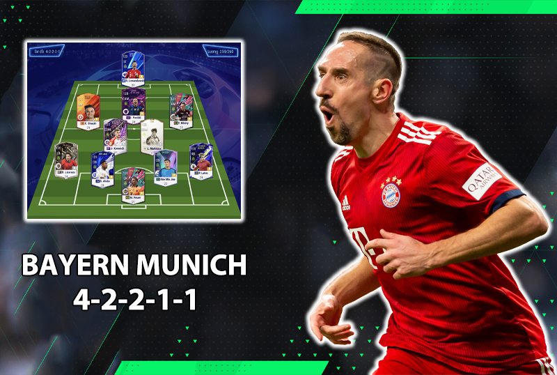 Chiến thuật FC Online : Sơ đồ 42211 với team color Bayern Munich