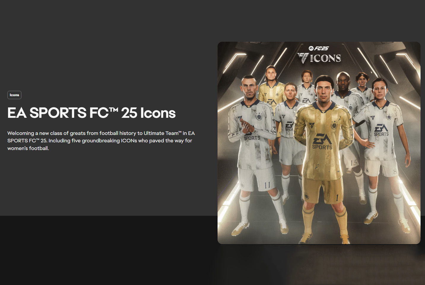 Cập nhật : FC25 ra mắt ICONS mới, dự kiến Bale, Thuram, Buffon ICON có mặt FC Online