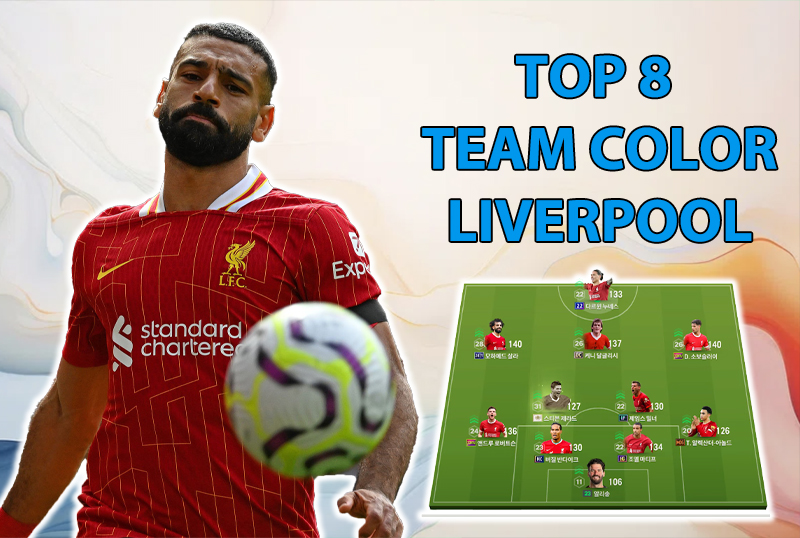 Tham khảo 8 đội hình top rank Hàn với team color Liverpool