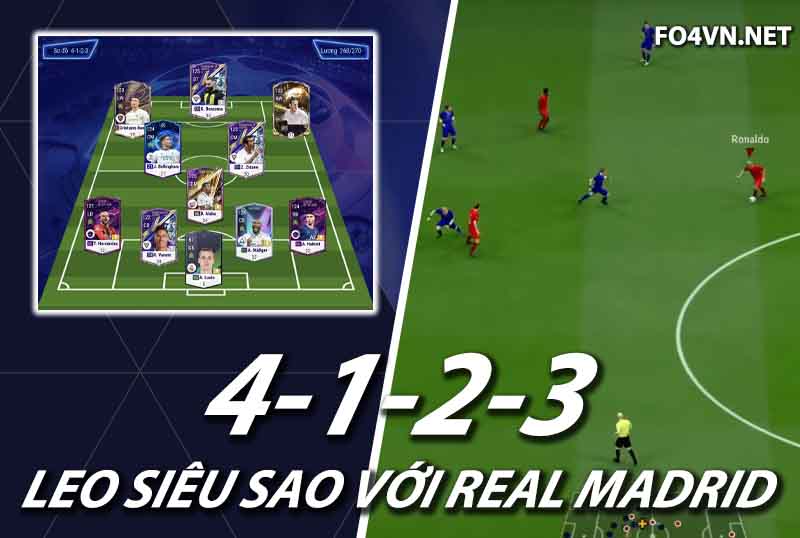 Chiến thuật FC Online : Sơ đồ 4123 với team Real của Park Jun Hyo