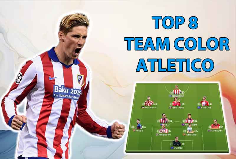 Tham khảo 8 đội hình top rank Hàn với team color Atletico Madrid