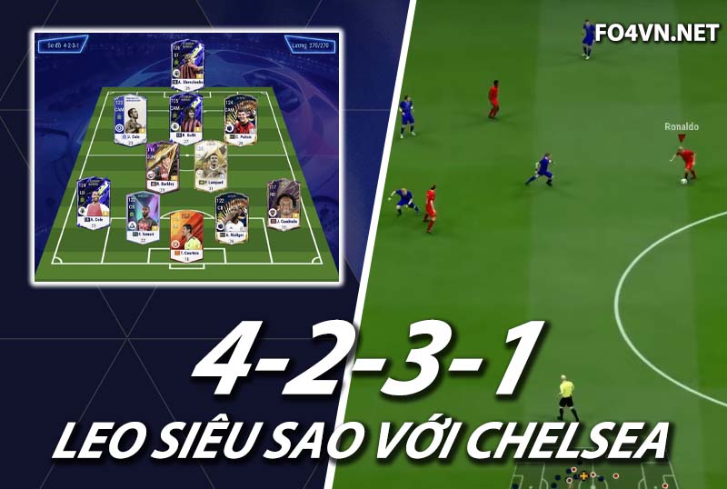 Chiến thuật FC Online : Sơ đồ 4231 với team color Chelsea