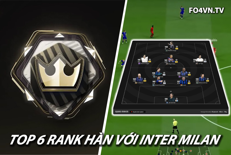 Top 6 đội hình team color Inter Milan rank siêu sao Hàn