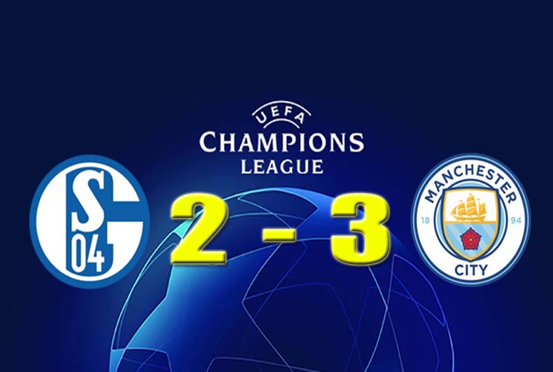 Video bàn thắng : Schalke 2-3 Man City