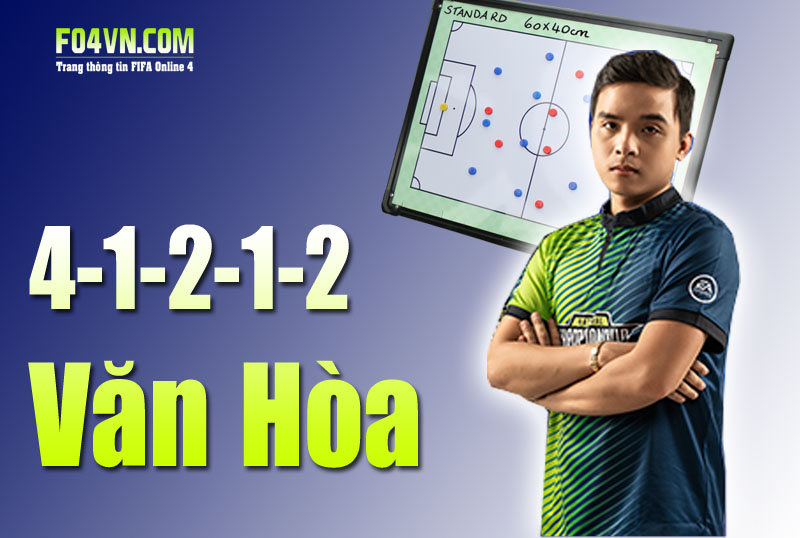 Chiến thuật 4-1-2-1-2 của Văn Hòa