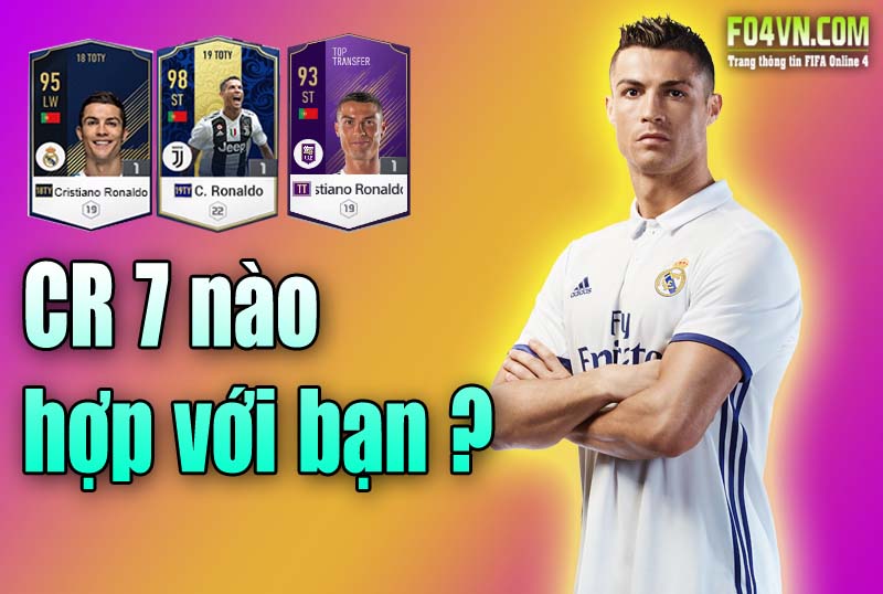 So sánh Cristiano Ronaldo TT, TOTY 18 và TOTY 19