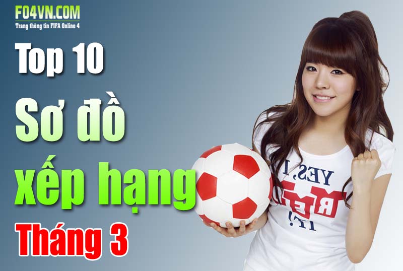 Top sơ đồ xếp hạng tháng 3