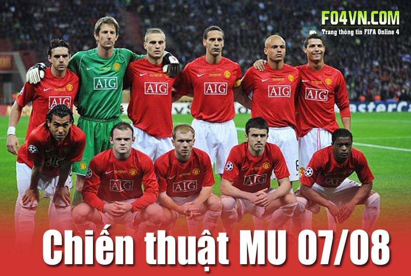 Sơ đồ 4-2-1-3 : Manchester United 07/08