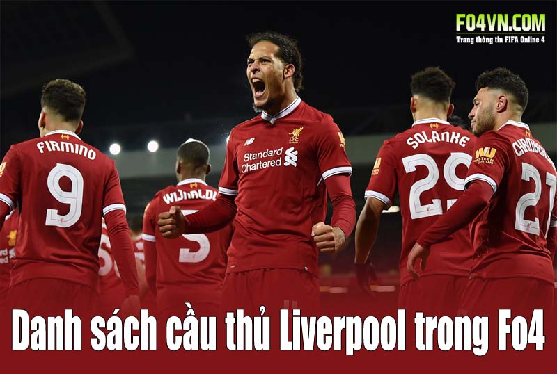 Danh sách cầu thủ theo CLB : Liverpool FC