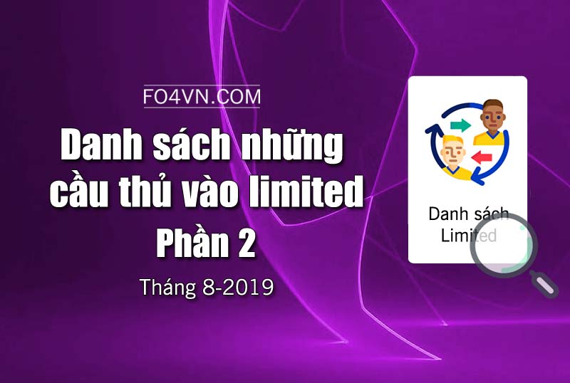 Danh sách hạn chế mới trong FIFA Online 4 – P2