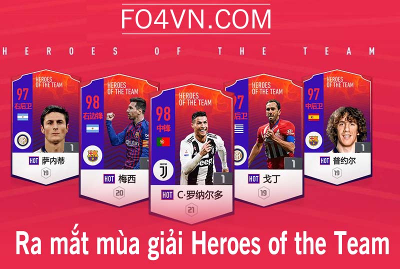 Ra mắt mùa giải mới Heroes of the Team ( HOT )